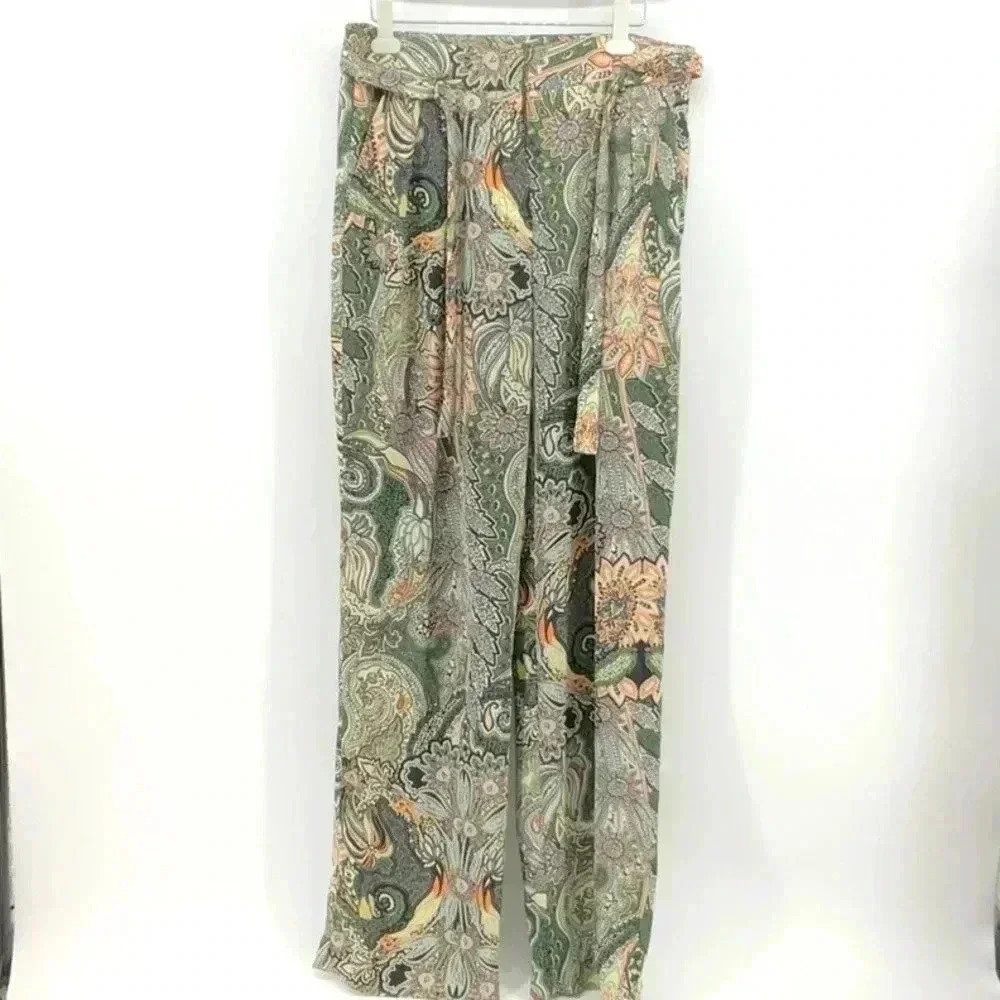 ZARA BASIC SUMMER PANTS - Picture 1 of 3